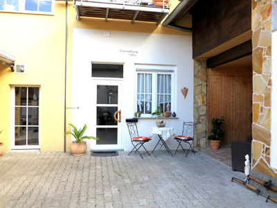 Außenansicht der Ferienwohnung Calma in Burkheim