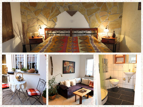 Foto-Collage der Wohnung